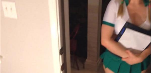  Sweet Daisy Haze is a Girl Scout who gets Throat Fucked so hard she pukes